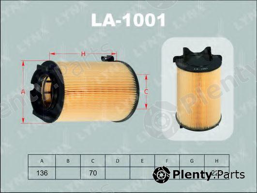  LYNXauto part LA1001 Air Filter