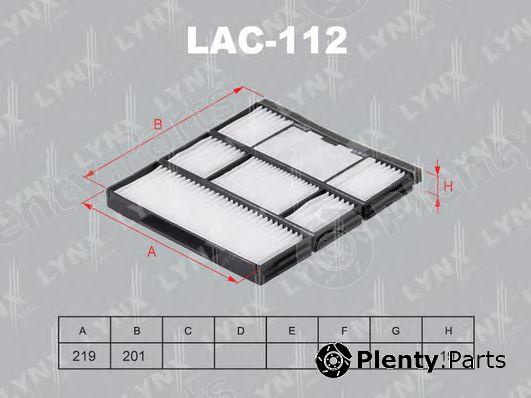  LYNXauto part LAC112 Filter, interior air