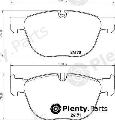  HELLA PAGID part 8DB355012-541 (8DB355012541) Brake Pad Set, disc brake