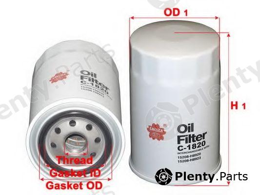  SAKURA part C1820 Oil Filter