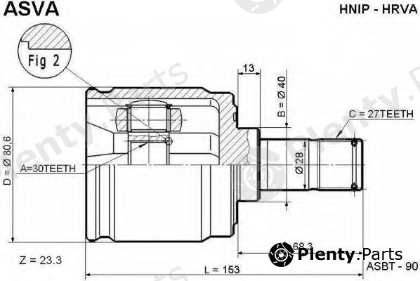  ASVA part HNIP-HRVA (HNIPHRVA) Replacement part