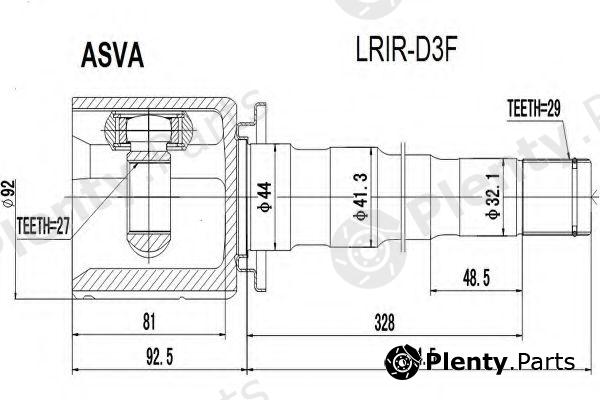  ASVA part LRIRD3F Replacement part