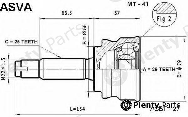  ASVA part MT41 Replacement part