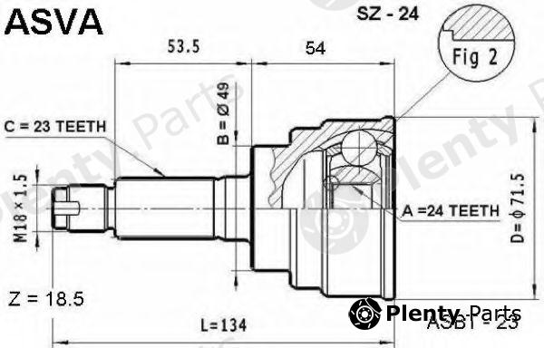  ASVA part SZ24 Replacement part