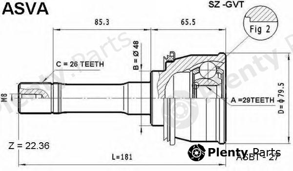  ASVA part SZGVT Replacement part