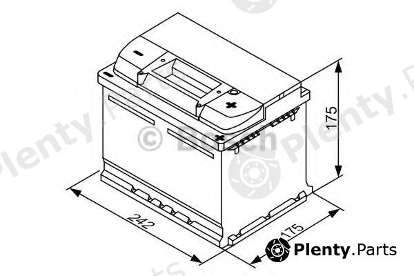  BOSCH part 0092S30041 Starter Battery