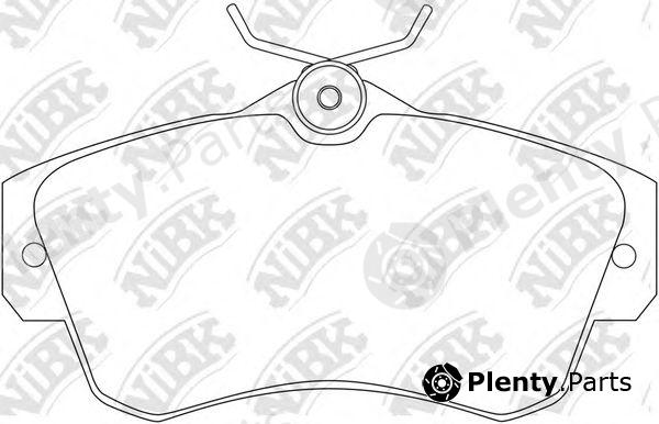  NiBK part PN0154 Brake Pad Set, disc brake