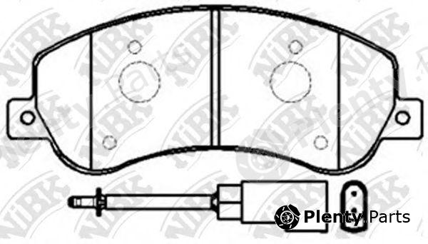  NiBK part PN0444W Brake Pad Set, disc brake