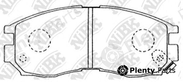  NiBK part PN3271 Brake Pad Set, disc brake