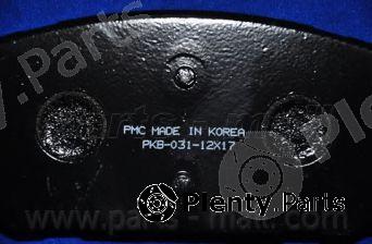 PARTS-MALL part PKB-031 (PKB031) Brake Pad Set, disc brake