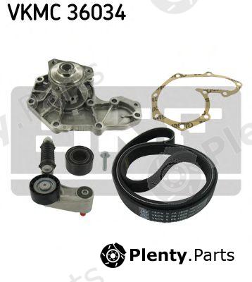 SKF part VKMC36034 Water Pump + V-Ribbed Belt Kit