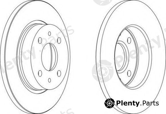  FERODO part DDF215 Brake Disc