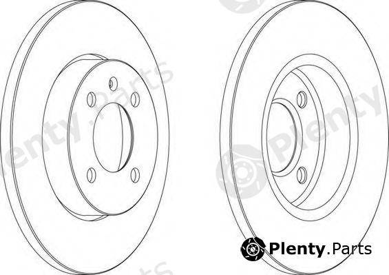  FERODO part DDF205 Brake Disc
