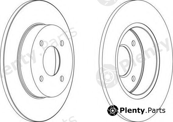 FERODO part DDF1235 Brake Disc