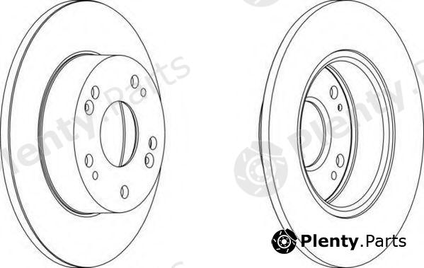  FERODO part DDF1390 Brake Disc