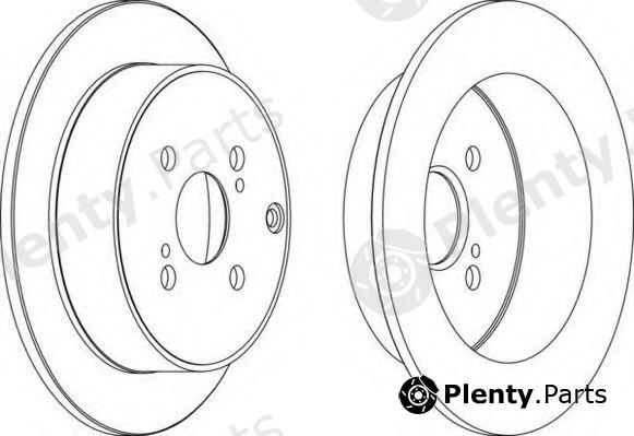  FERODO part DDF1409 Brake Disc