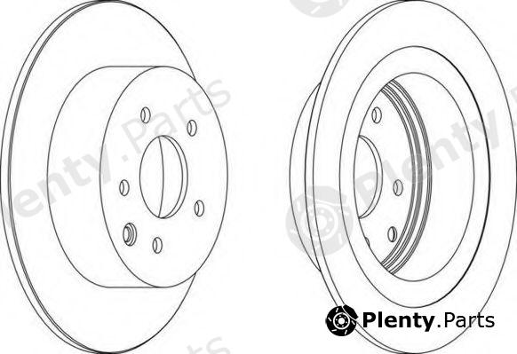  FERODO part DDF1590 Brake Disc