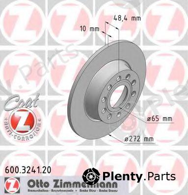  ZIMMERMANN part 600.3241.20 (600324120) Brake Disc