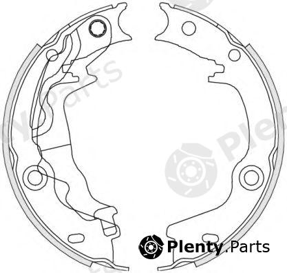  REMSA part 4676.00 (467600) Brake Shoe Set, parking brake