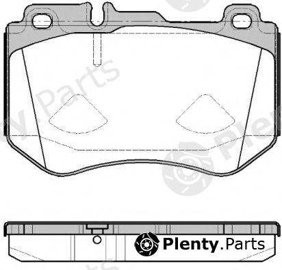 REMSA part 1591.00 (159100) Brake Pad Set, disc brake
