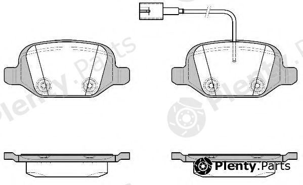  REMSA part 0727.22 (072722) Brake Pad Set, disc brake