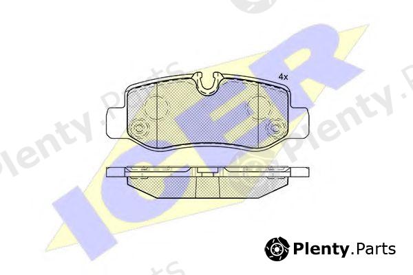  ICER part 142192 Brake Pad Set, disc brake
