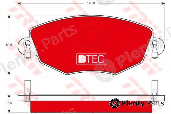  TRW part GDB1434DTE Brake Pad Set, disc brake
