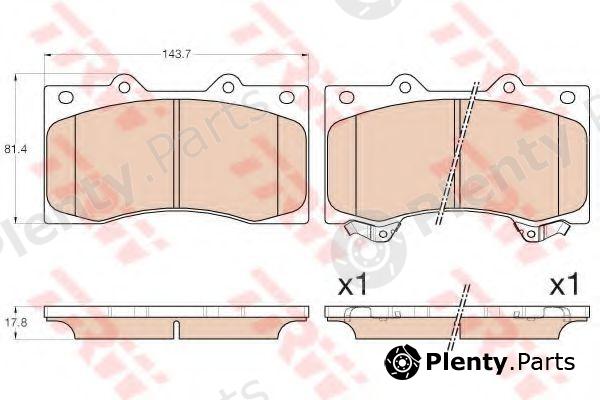 TRW part GDB3560 Brake Pad Set, disc brake