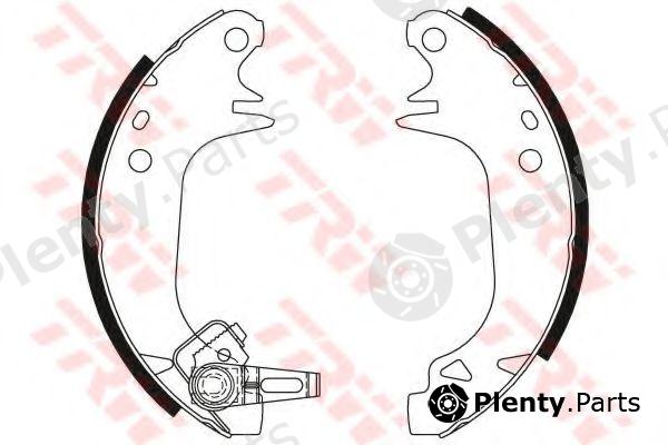  TRW part GS8321 Brake Shoe Set