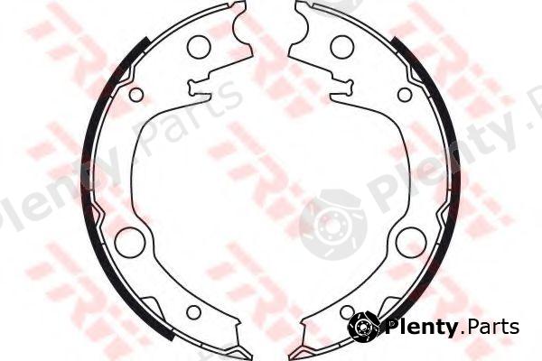  TRW part GS8723 Brake Shoe Set, parking brake