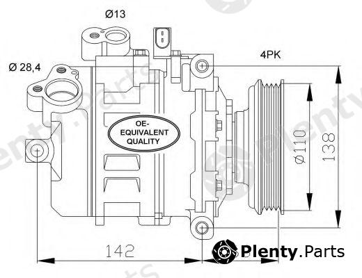  NRF part 32106 Compressor, air conditioning