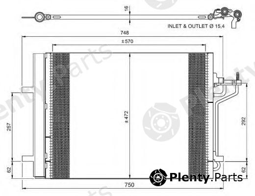  NRF part 350052 Condenser, air conditioning