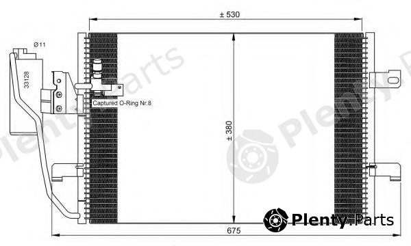  NRF part 35527 Condenser, air conditioning