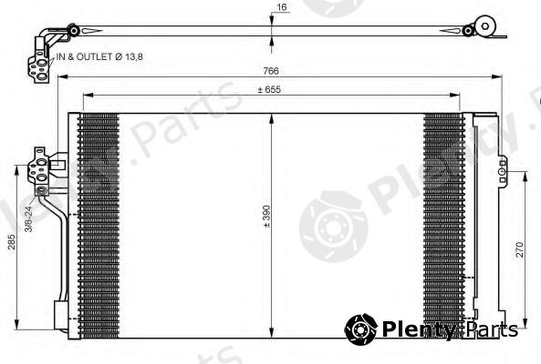  NRF part 35776 Condenser, air conditioning