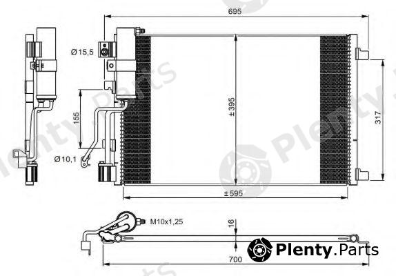  NRF part 35974 Condenser, air conditioning