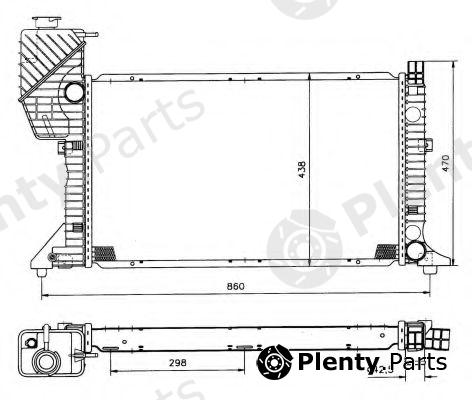  NRF part 50558 Radiator, engine cooling