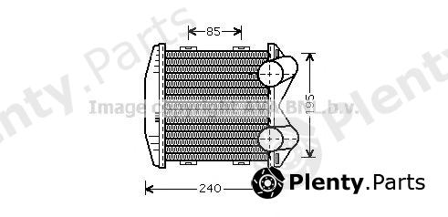  AVA QUALITY COOLING part MCA4003 Intercooler, charger