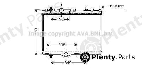  AVA QUALITY COOLING part PEA2255 Radiator, engine cooling