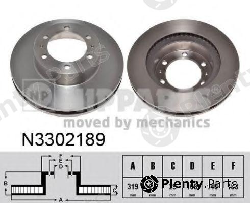  NIPPARTS part N3302189 Brake Disc