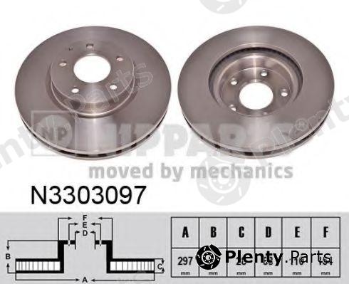  NIPPARTS part N3303097 Brake Disc
