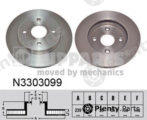  NIPPARTS part N3303099 Brake Disc