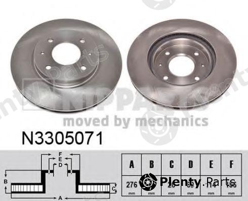  NIPPARTS part N3305071 Brake Disc