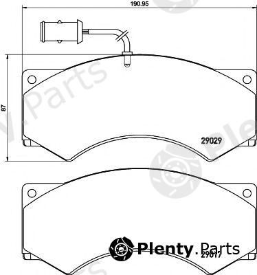  DON part CVP005 Brake Pad Set, disc brake