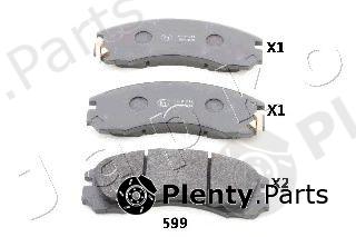  JAPKO part 50599 Brake Pad Set, disc brake