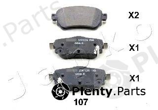  JAPKO part 51107 Brake Pad Set, disc brake