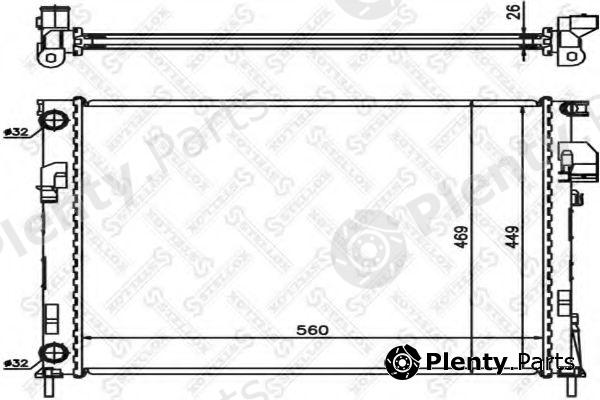 STELLOX part 10-26003-SX (1026003SX) Radiator, engine cooling