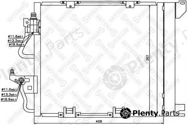  STELLOX part 10-45195-SX (1045195SX) Condenser, air conditioning