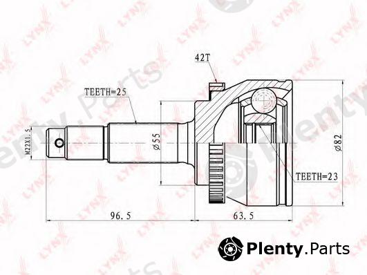  LYNXauto part CO-5770A (CO5770A) Joint Kit, drive shaft