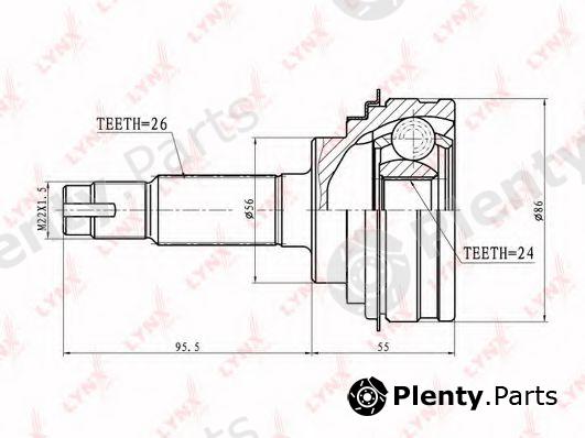  LYNXauto part CO-7508 (CO7508) Joint Kit, drive shaft