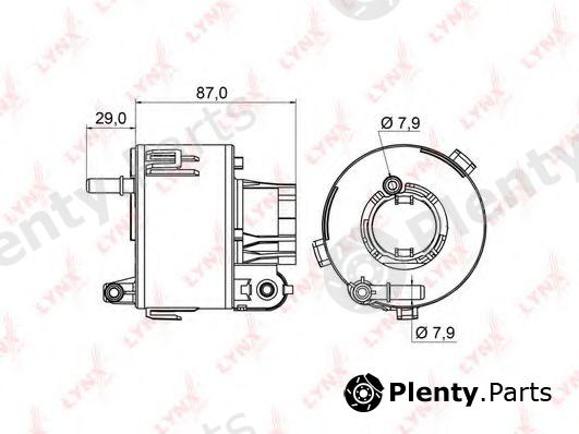  LYNXauto part LF-961M (LF961M) Fuel filter